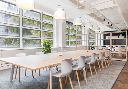 Long table with chairs, Sydney Startup Hub
